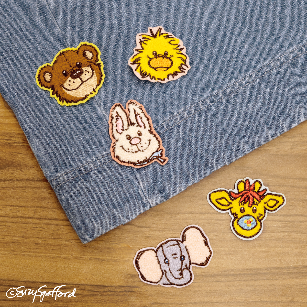 スージー・ズー　刺繍ステッカー　ララ