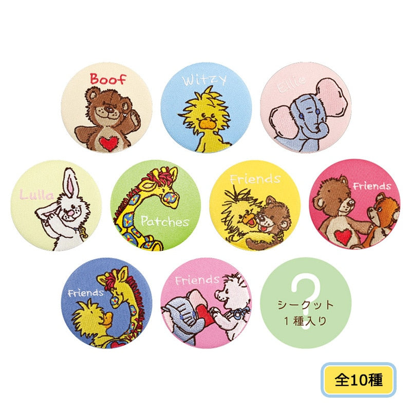 Suzy's Zoo スージー・ズー  刺繍缶バッジ