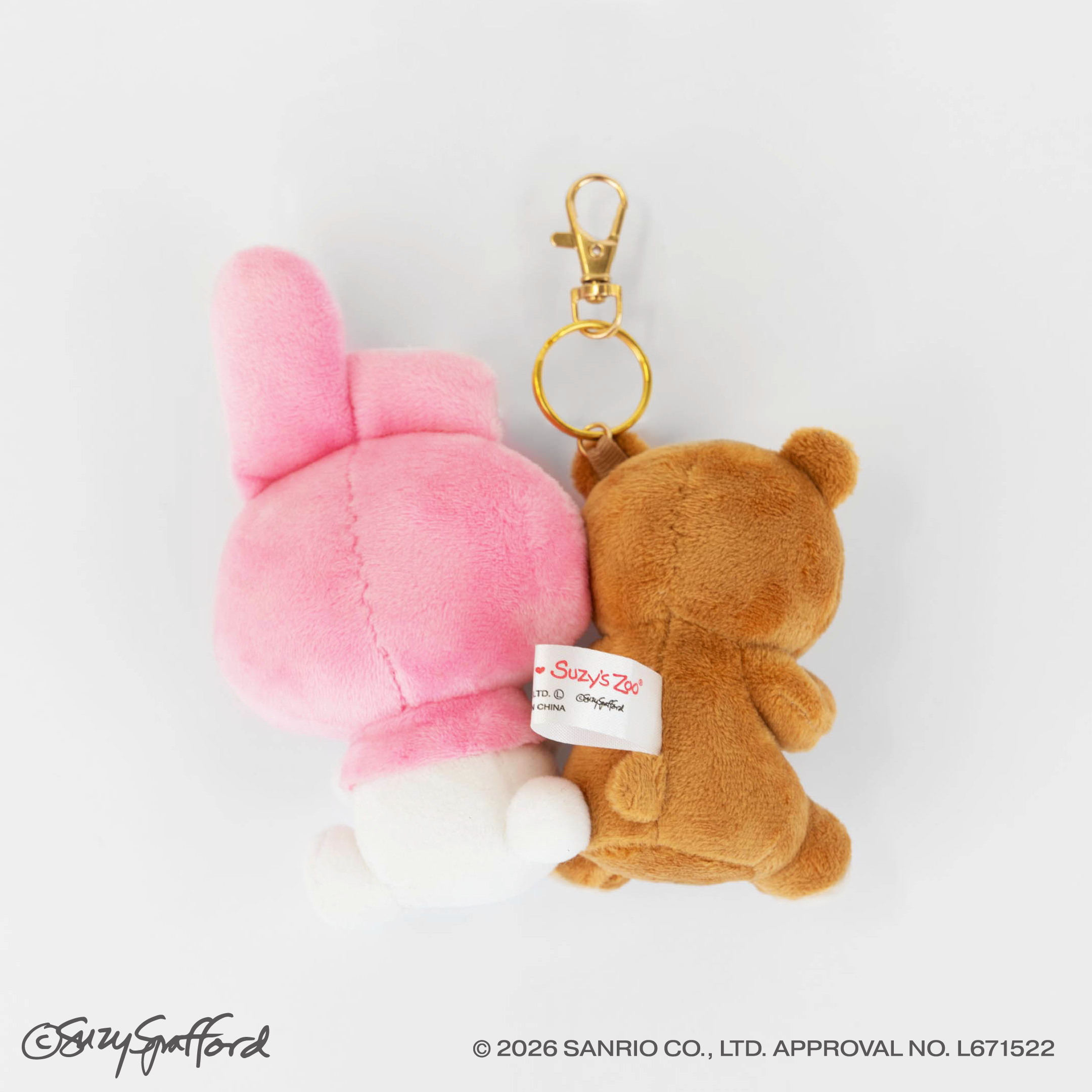 Suzy's Zoo スージー・ズー  × マイメロディコラボ ぬいぐるみチャーム